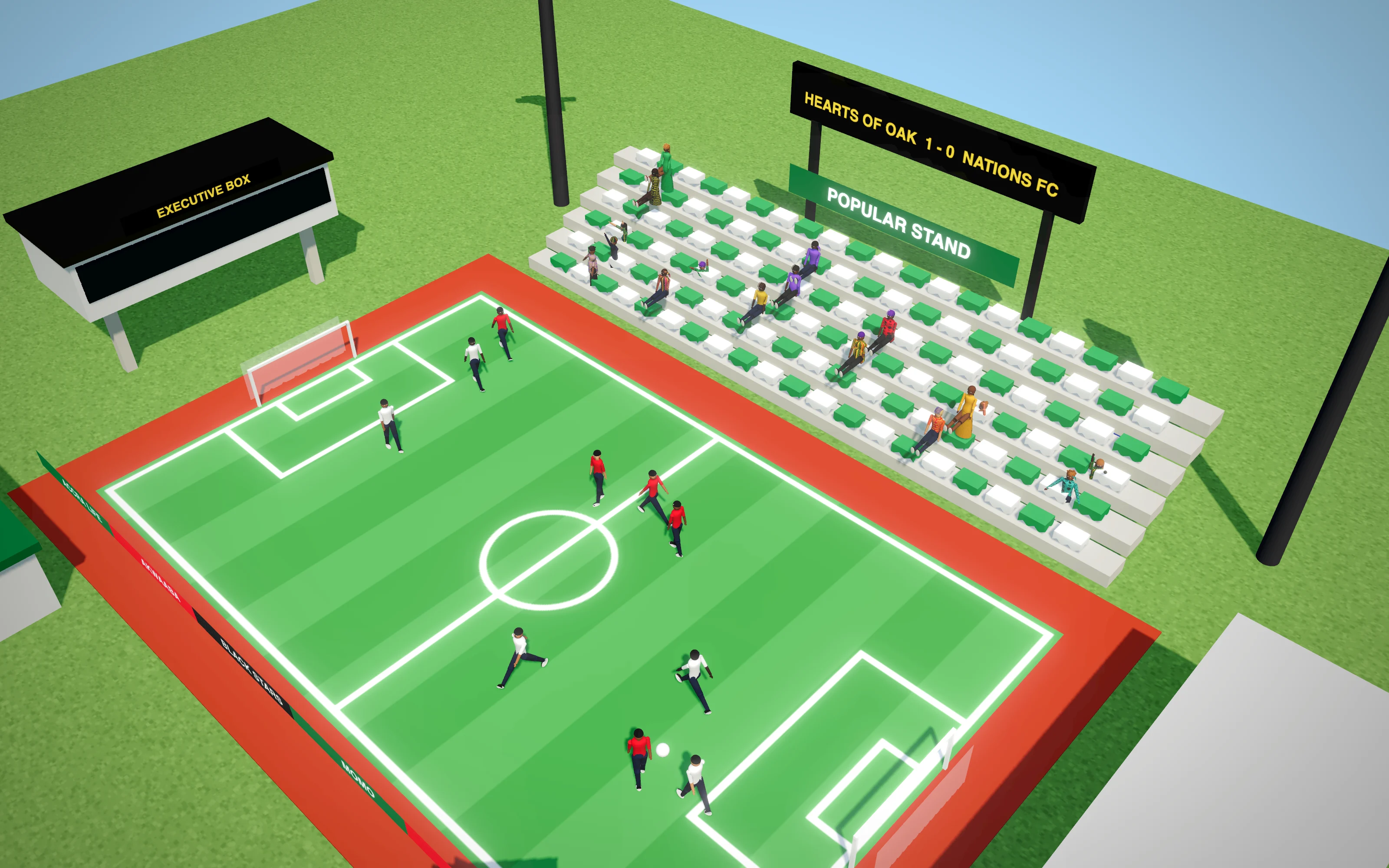 Accra Sports Stadium with a football match in Accra Life